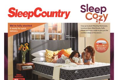 Sleep Country Flyer October 27 to November 2, 2021