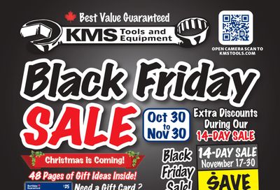 KMS Tools and Equipment Black Friday Flyer November 1 to 30, 2021