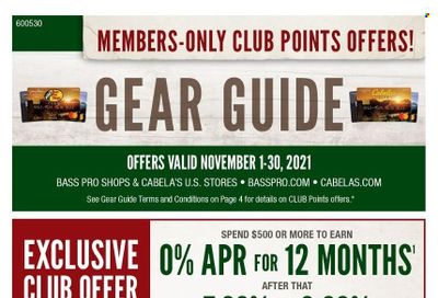 Bass Pro Shops Weekly Ad Flyer November 1 to November 8