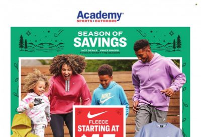 Academy Sports (AL, AR, GA, LA, MO, NC, SC, TN, TX) Weekly Ad Flyer November 1 to November 8