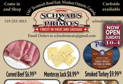 Schwab's & Primo's Flyer November 2 to 7