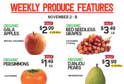 Pomme Natural Market Flyer November 2 to 8