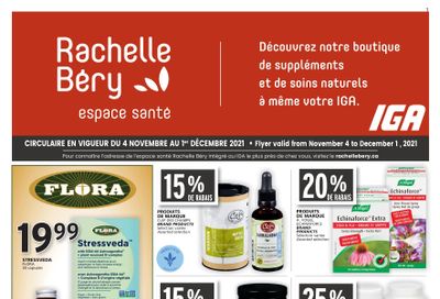 Rachelle Bery Health Flyer November 4 to December 1