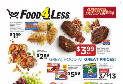 Food 4 Less (IN) Weekly Ad Flyer November 2 to November 9
