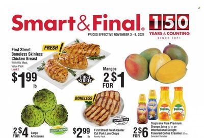 Smart & Final (AZ, CA) Weekly Ad Flyer November 3 to November 10