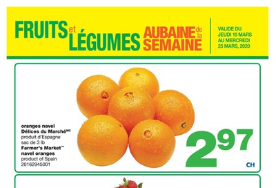 Wholesale Club (QC) Produce Deal of the Week Flyer March 19 to 25