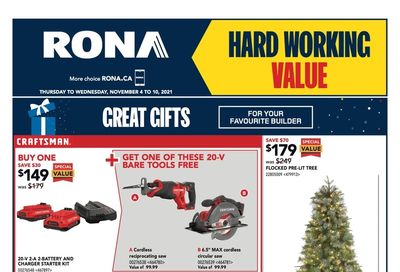 Rona (Atlantic) Flyer November 4 to 10