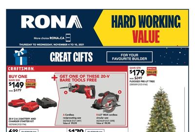 Rona (West) Flyer November 4 to 10