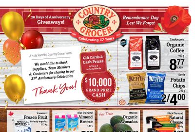 Country Grocer Flyer November 5 to 11