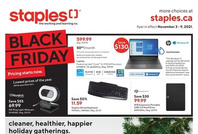 Staples Flyer November 3 to 9