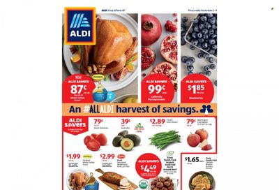 ALDI Weekly Ad Flyer November 3 to November 10