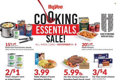 Hy-Vee (IA, IL, MN, MO, SD) Weekly Ad Flyer November 3 to November 10