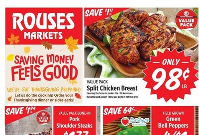 Rouses Markets (AL, LA, MS) Weekly Ad Flyer November 3 to November 10