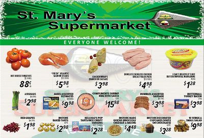 St. Mary's Supermarket Flyer November 3 to 9