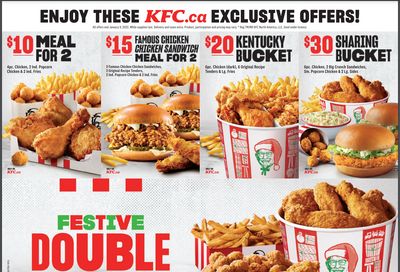 KFC Canada Coupons (AB & MB), until January 9, 2022