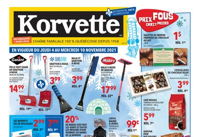Korvette Flyer November 4 to 10