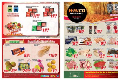 WinCo Food Mart (HWY 7) November 4 to 10