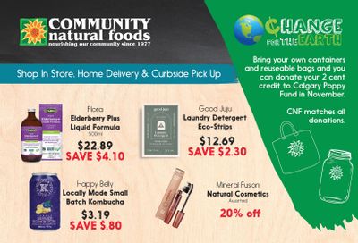Community Natural Foods Flyer November 4 to 10