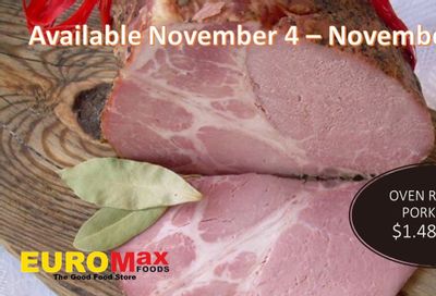 EuroMax Foods Flyer November 4 to 10