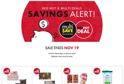 The Bargain Shop & Red Apple Stores Flyer November 4 to 19