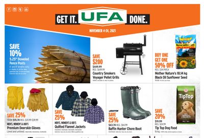 UFA United Farmers of Alberta Flyer November 4 to 24