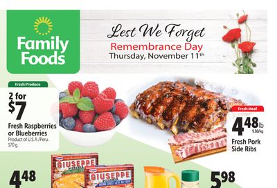 Family Foods Flyer November 5 to 11