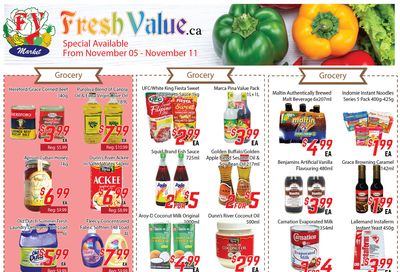 Fresh Value Flyer November 5 to 11