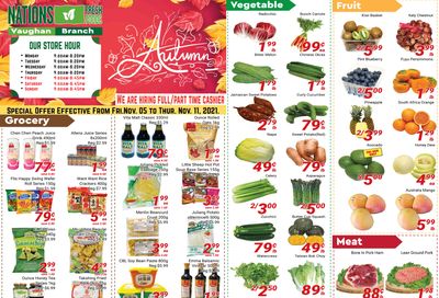 Nations Fresh Foods (Vaughan) Flyer November 5 to 11