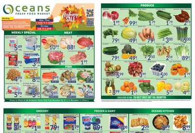 Oceans Fresh Food Market (Brampton) Flyer November 5 to 11