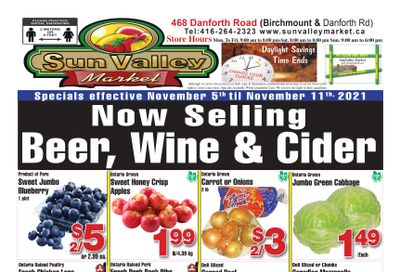 Sun Valley Market Flyer November 5 to 11