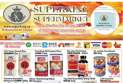 Superking Supermarket (London) Flyer November 5 to 11