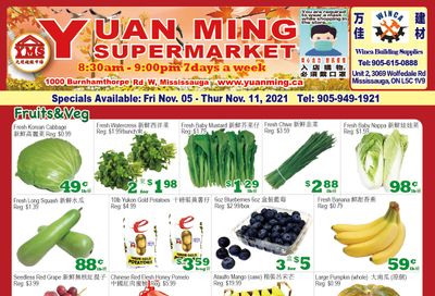 Yuan Ming Supermarket Flyer November 5 to 11