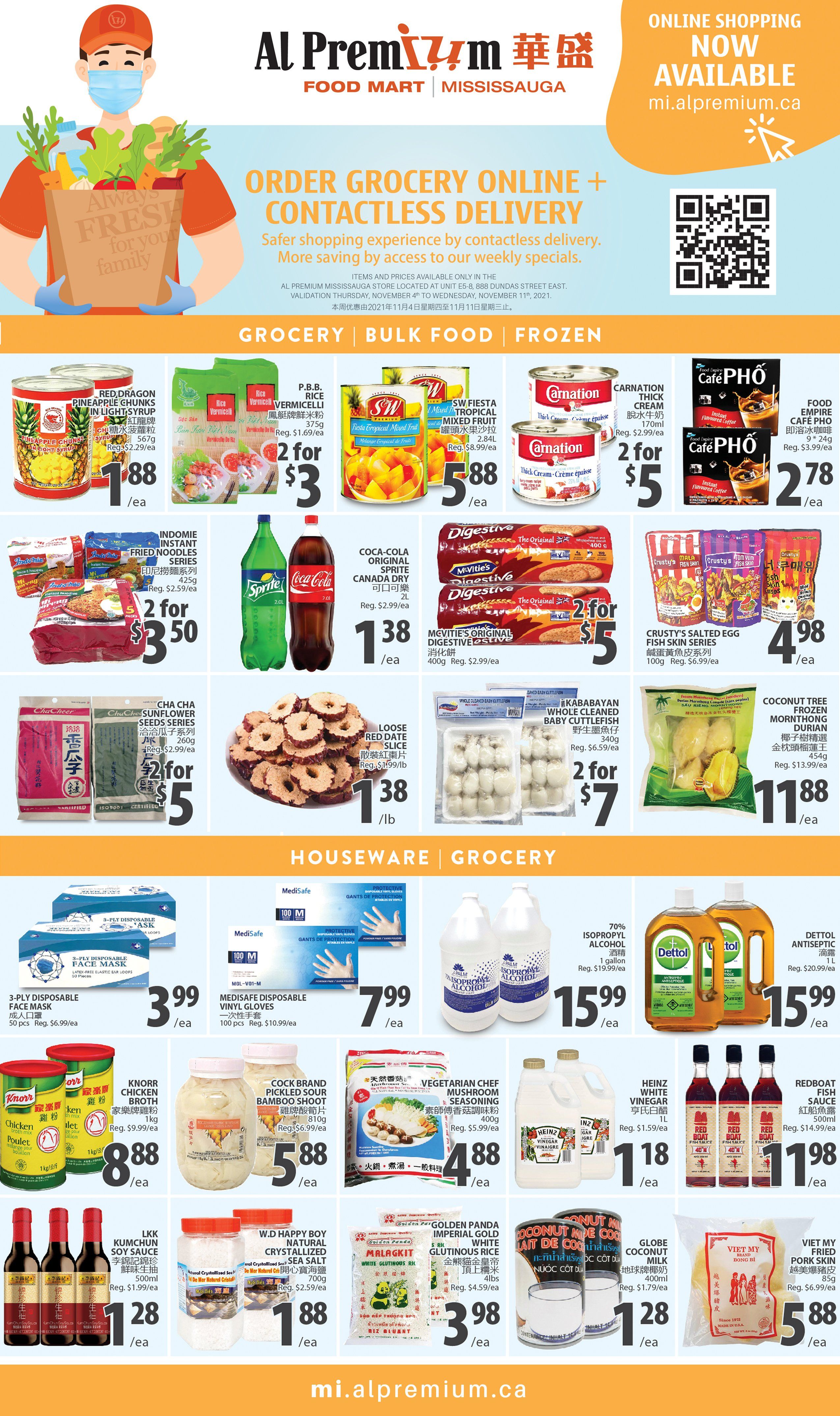 Al Premium Food Mart (Mississauga) Flyer November 4 to 11