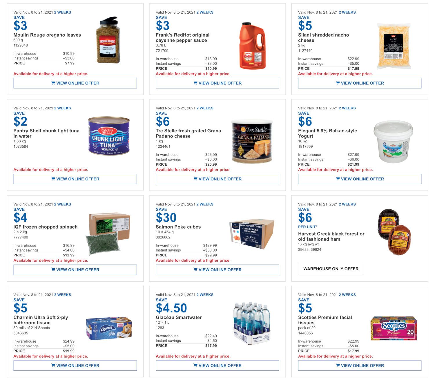 Costco Business Centre Instant Savings Flyer November 8 to 21