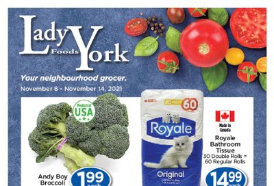 Lady York Foods Flyer November 8 to 14
