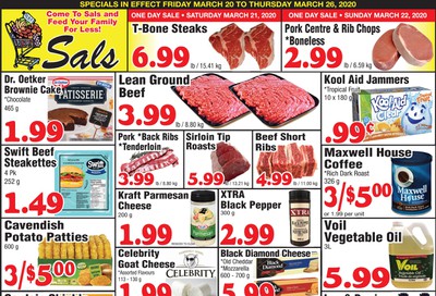 Sal's Grocery Flyer March 20 to 26