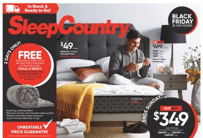 Sleep Country Flyer November 8 to 14