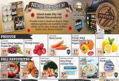 Pepper's Foods Flyer November 9 to 15