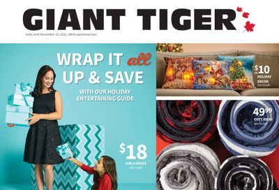 Giant Tiger Wrap It Up & Save Flyer November 10 to 16