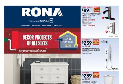 Rona (Atlantic) Flyer November 11 to 17