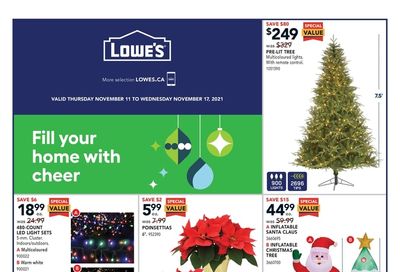 Lowe's Flyer November 11 to 17