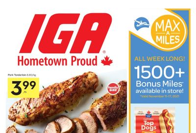 IGA (SK, MB & ON) Flyer November 11 to 17