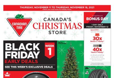 Canadian Tire Black Friday Early Deals (Atlantic) Flyer November 11 to 18, 2021