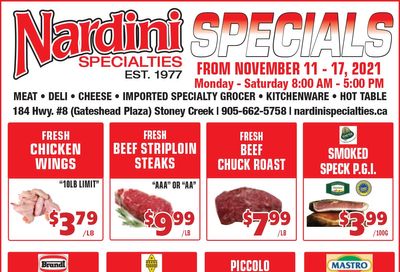 Nardini Specialties Flyer November 11 to 17