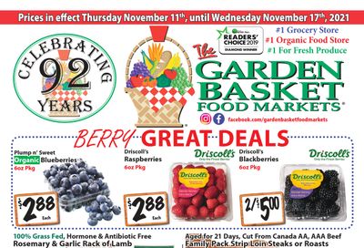 The Garden Basket Flyer November 11 to 17