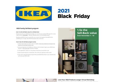 IKEA Canada Black Friday 2021 Deals Flyer