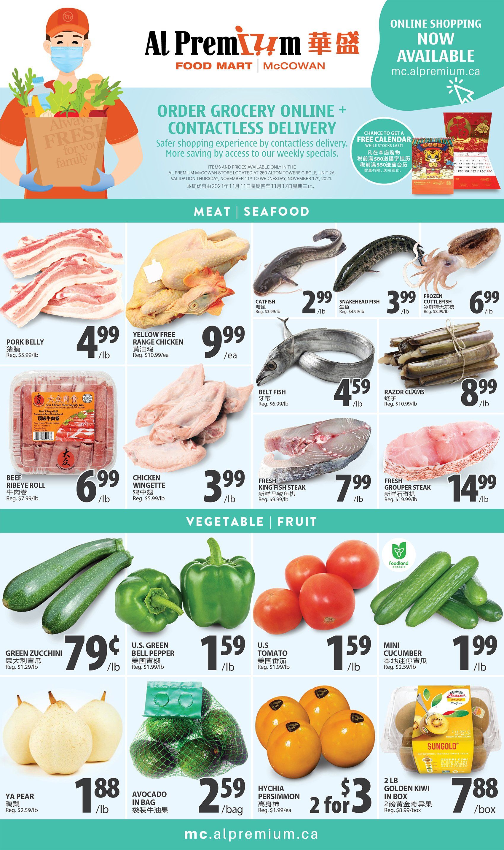 Al Premium Food Mart (McCowan) Flyer November 11 to 17
