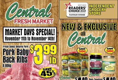 Central Fresh Market Flyer November 11 to 18