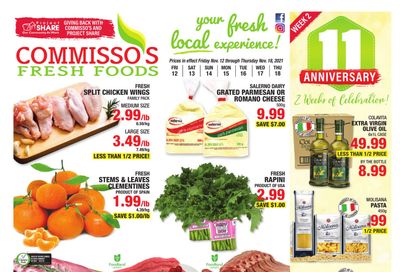 Commisso's Fresh Foods Flyer November 12 to 18