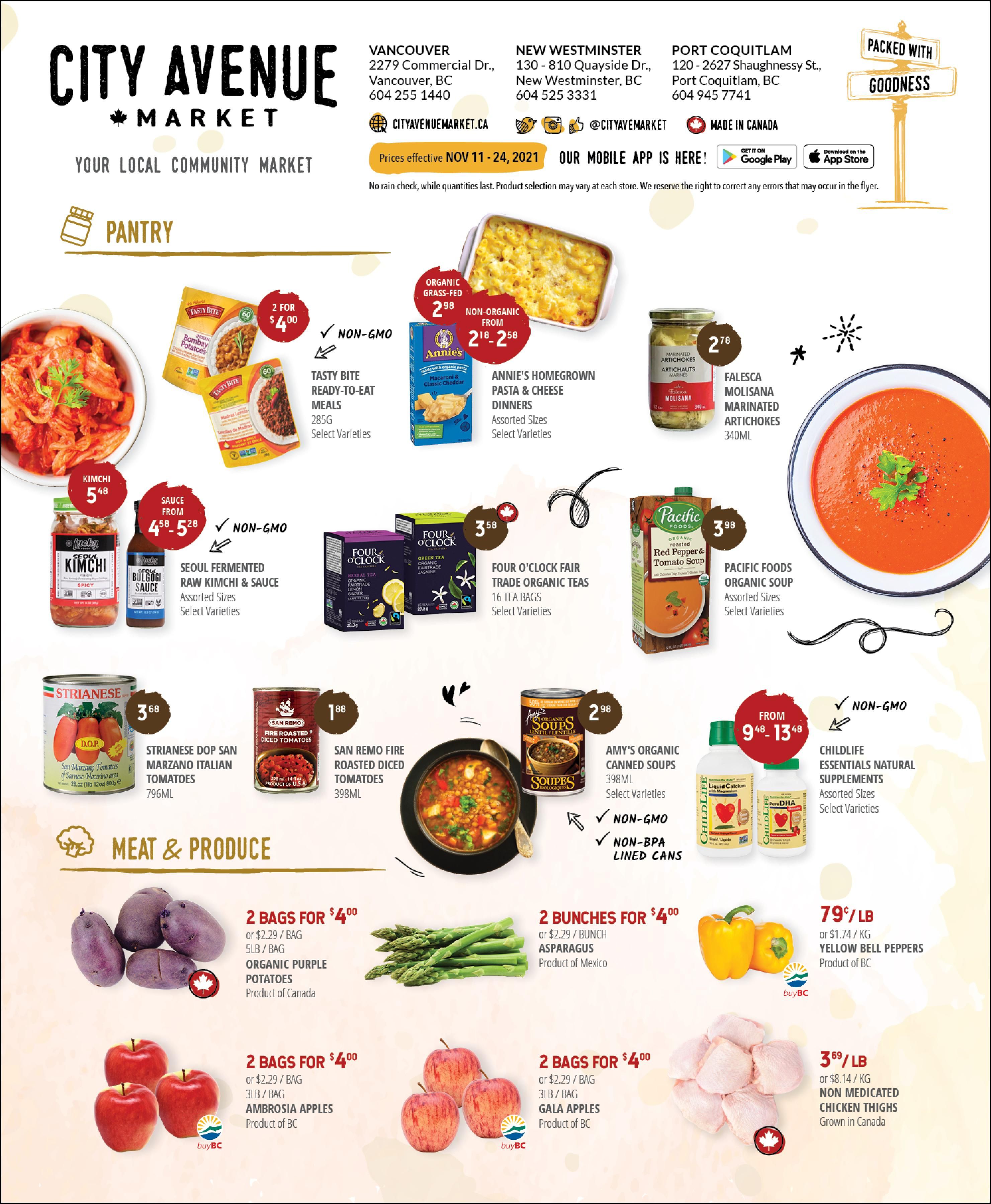 City Avenue Market Flyer November 11 to 24